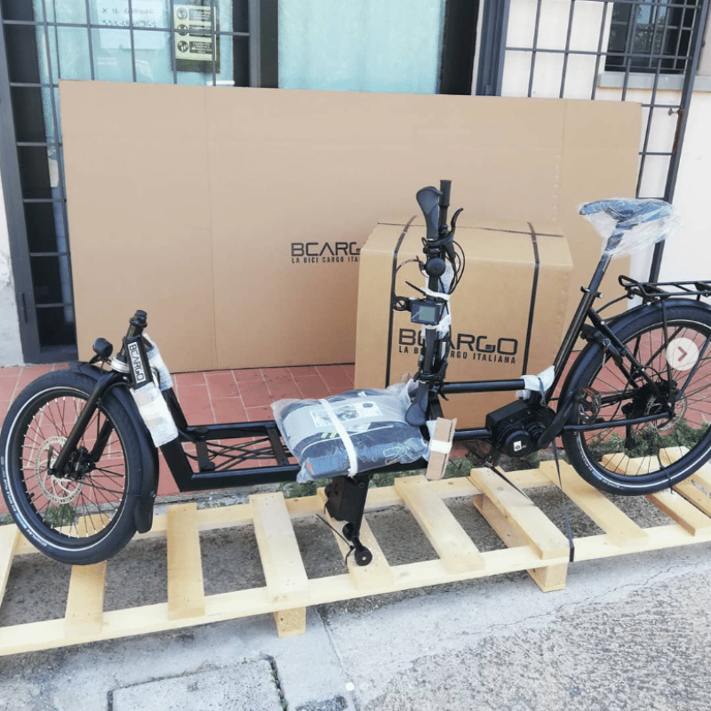 déballage vélo cargo
