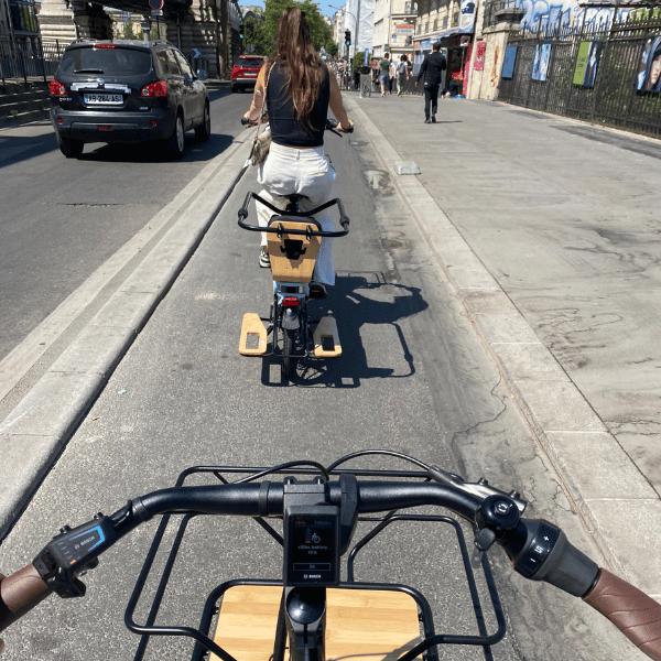 Paris en vélo longtail avec vos enfants