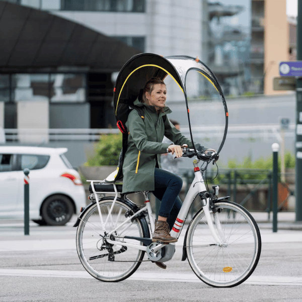 Bâche de pluie pour vélo longtail et Cargo – Bub-up by Rainjoy